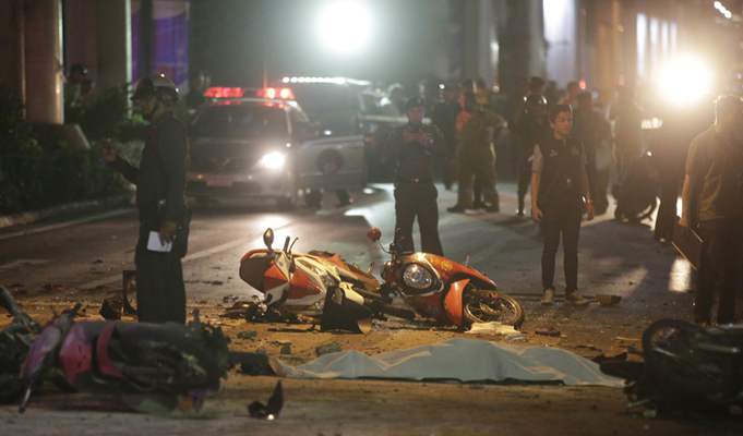 曼谷著名景点四面佛附近发生爆炸 多人死伤【高清组图】