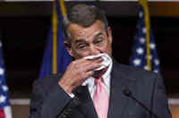 美众议院议长博纳含泪宣布辞职 引政坛巨大震动