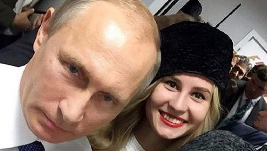 俄罗斯美模晒与普京合影 遭总统索要住址心情激动（图）