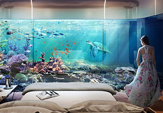 迪拜拟打造漂浮别墅群 水下海景房极尽土豪（组图）