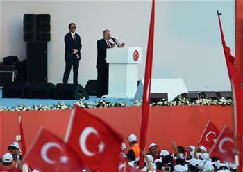 土耳其举行大规模集会反对未遂政变（图）