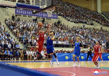 朝韓在平壤舉行籃球友誼賽