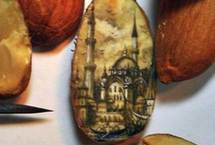 艺术家在种子上创作惊人微型艺术（组图）