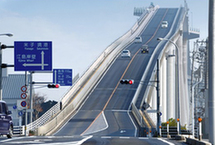 匪夷所思的世界奇葩怪桥：日本超陡大桥吓坏新手