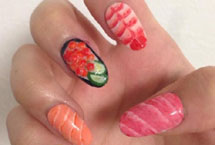 日本美甲新造型：美味&ldquo;寿司款&rdquo;惹人爱（图）