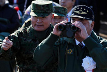 日本海岸自卫队举行新年军演