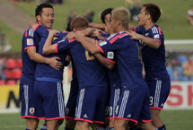 亚洲杯-卫冕冠军日本队大胜巴勒斯坦队