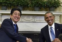 日美首脑会谈 就强化同盟关系达成一致（图）