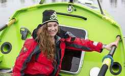 美国女子从日本出发 欲独自划船横渡太平洋(图)