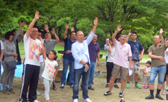 中国驻大阪总领馆、中资机构举办庆建党94周年趣味运动会