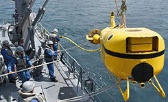 日美举行联合扫雷训练 飞机扫雷艇等齐上阵(组图)