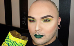 化妆师创&ldquo;美味妆容&rdquo;