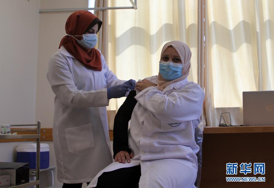 巴勒斯坦：接种新冠疫苗