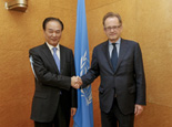 新華社社長蔡名照表示將大力推進與聯合國機構的合作