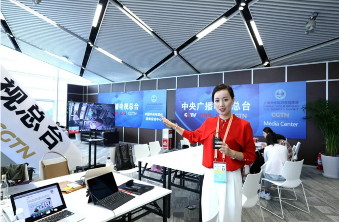 中央广播电视总台三网首次同框直播报道上合青