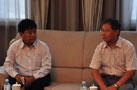 祝寿臣书记会见缅甸新闻代表团