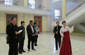 中国新闻代表团结束访问朝鲜回国