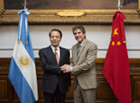 阿根廷副总统兼参议长布杜会见新华社总编辑何平