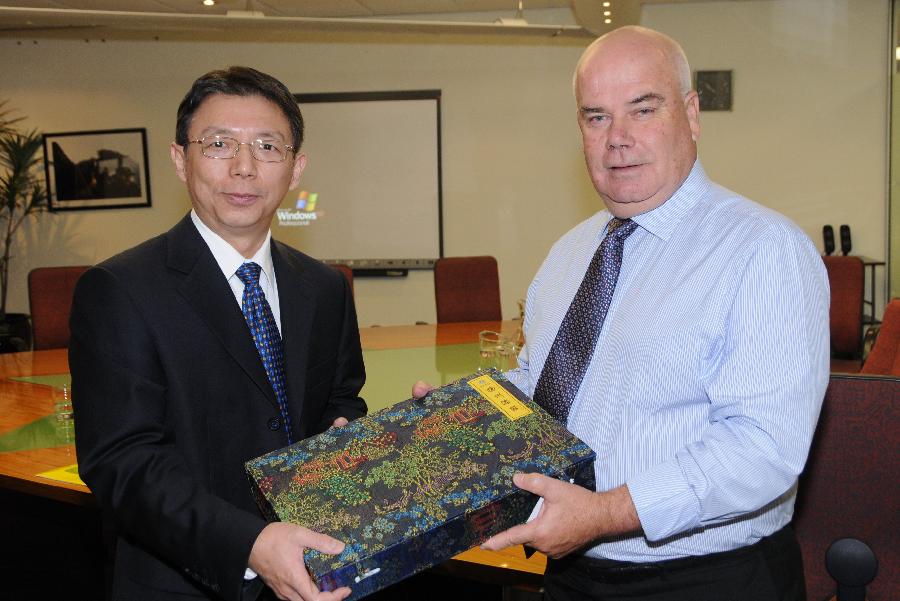 新华社副社长会见费尔费克斯传媒集团（新西兰）集团主编