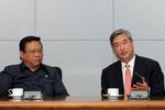 李从军会见印尼人民福利统筹部长阿贡·拉克索诺