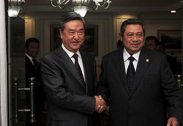 印尼总统苏西洛会见新华社社长李从军