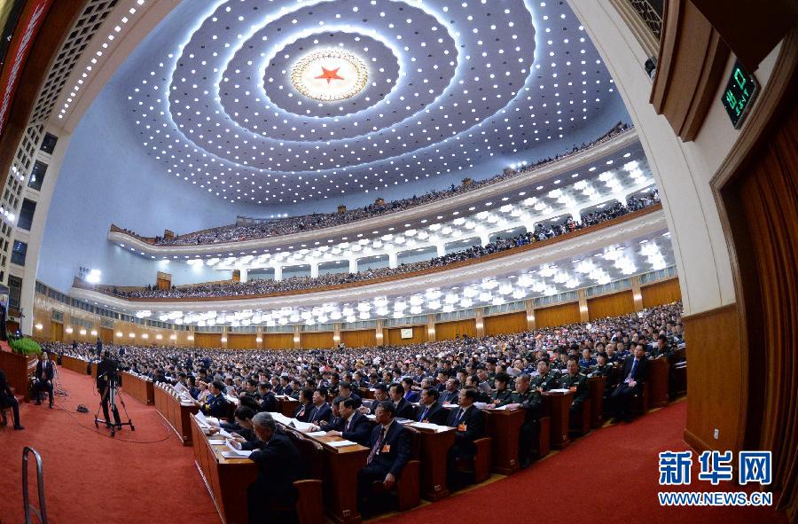 3月5日,第十二届全国人民代表大会第一次会议在北京人民大会堂开幕.