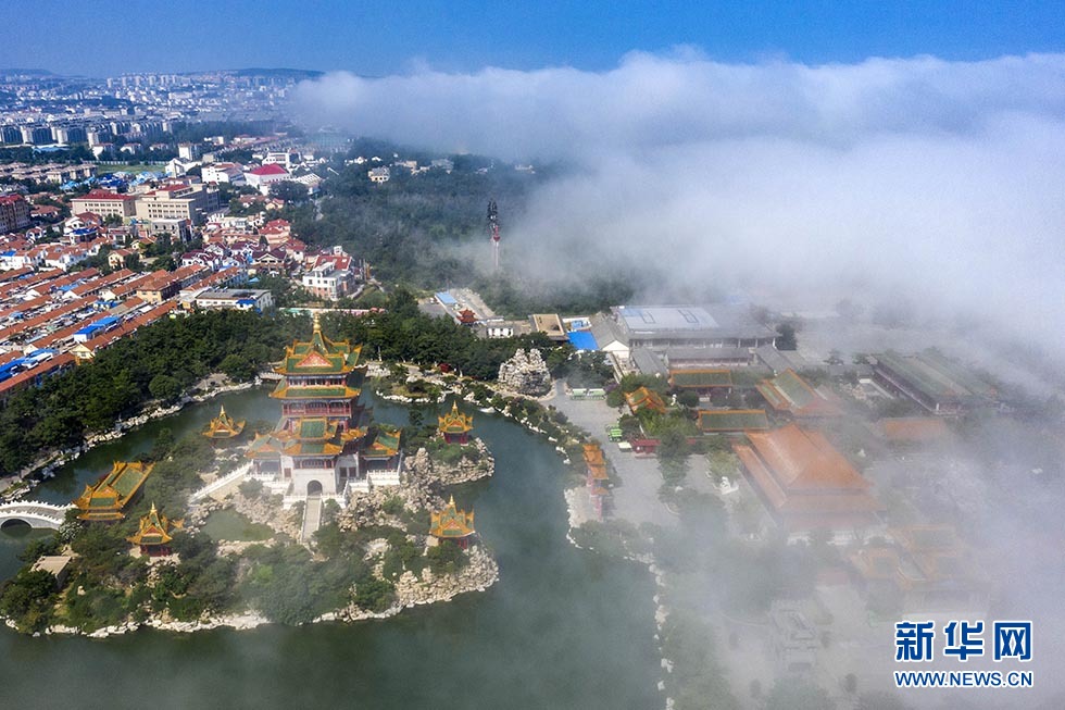 美若仙境!蓬莱再现平流雾景观