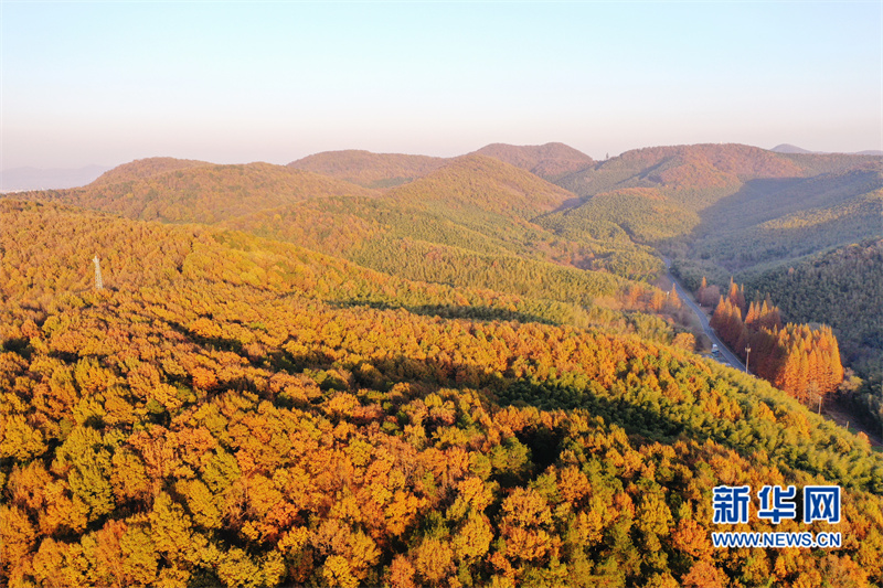 航拍南京溧水无想山:初冬美景入画来