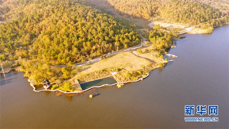 航拍南京溧水无想山:初冬美景入画来