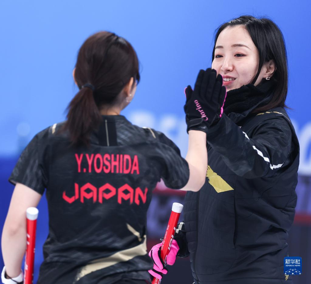 冰壶女子金牌赛日本队对阵英国队