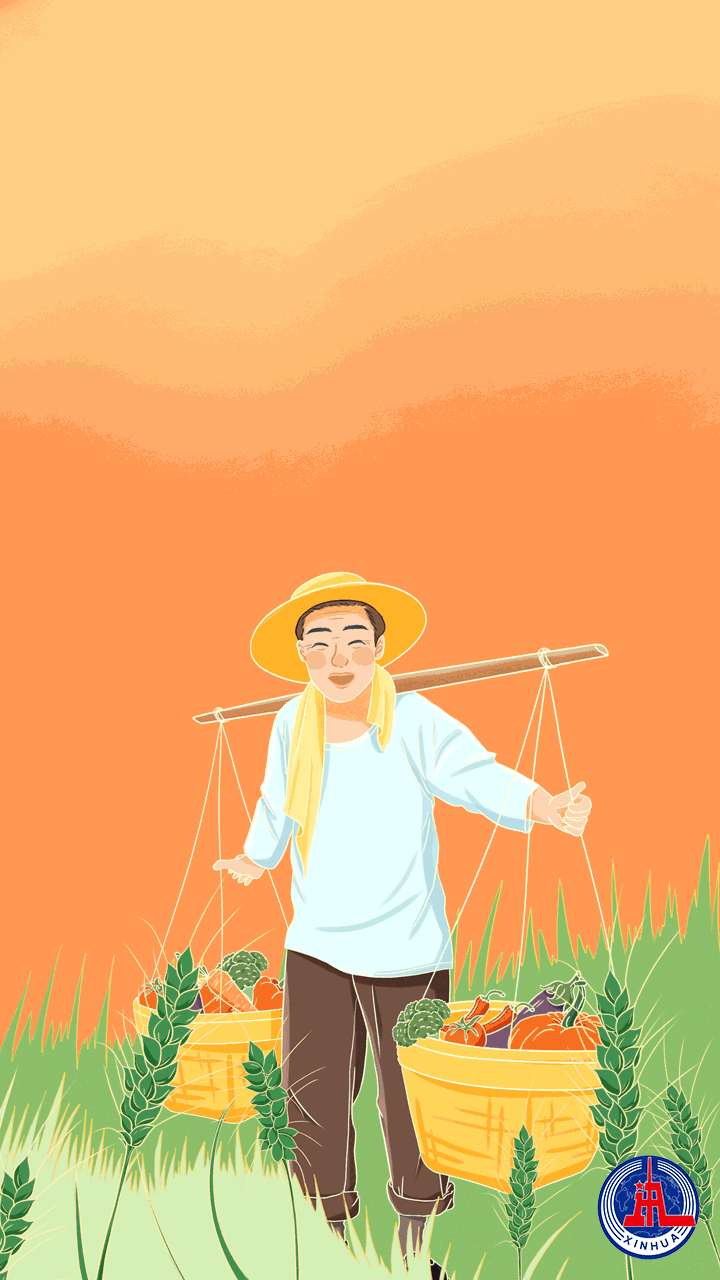 动图插画|礼赞劳动者