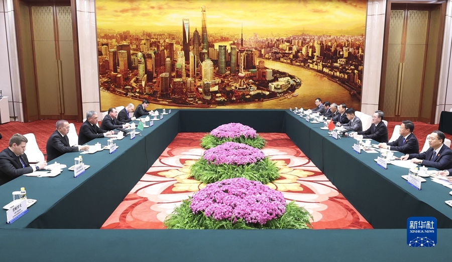 丁薛祥会见土库曼斯坦高级别代表团-新华网