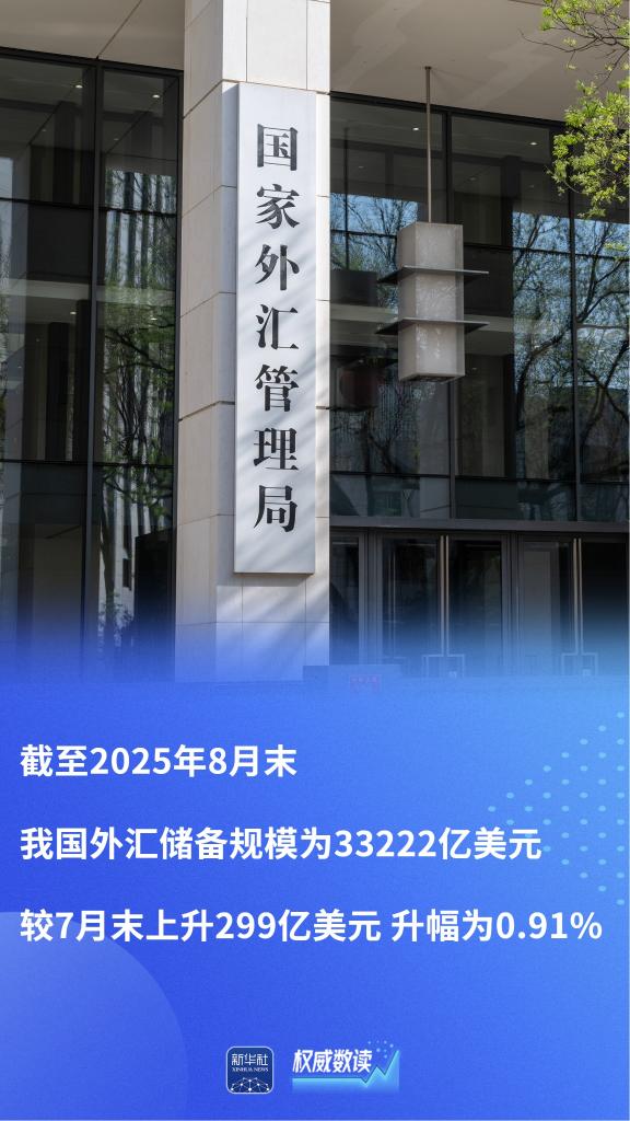 权威数读|多重因素综合作用,8月外汇储备规模上升