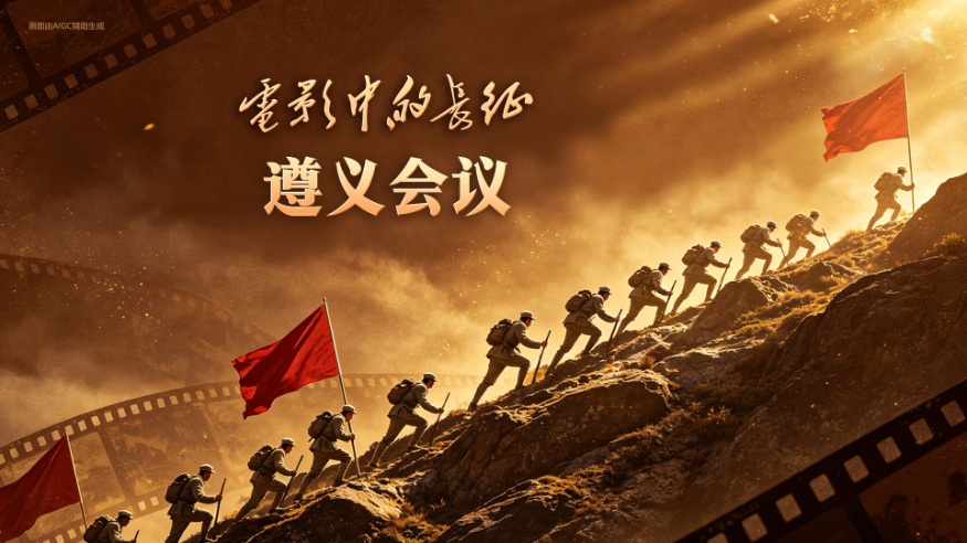 电影中的长征丨遵义会议