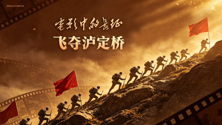 电影中的长征丨飞夺泸定桥