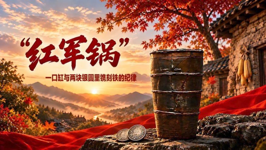 铁纪长征丨“红军锅”：一口缸与两块银圆里镌刻铁的纪律