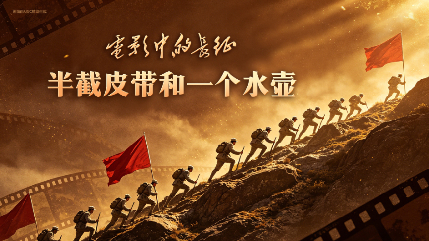 电影中的长征丨半截皮带和一个水壶