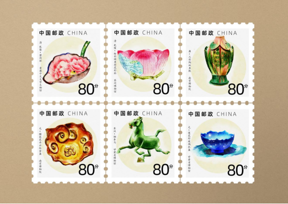 文创大赛"攒劲"赛道作品:"时光凝彩"文物邮票