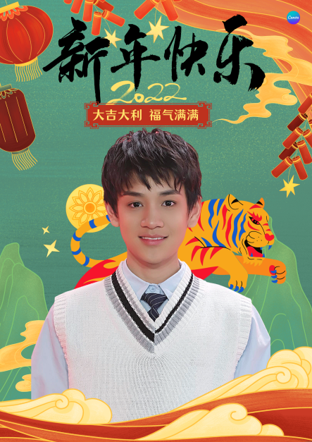 李梦潇上央视跨年晚会优秀少年传递正能量