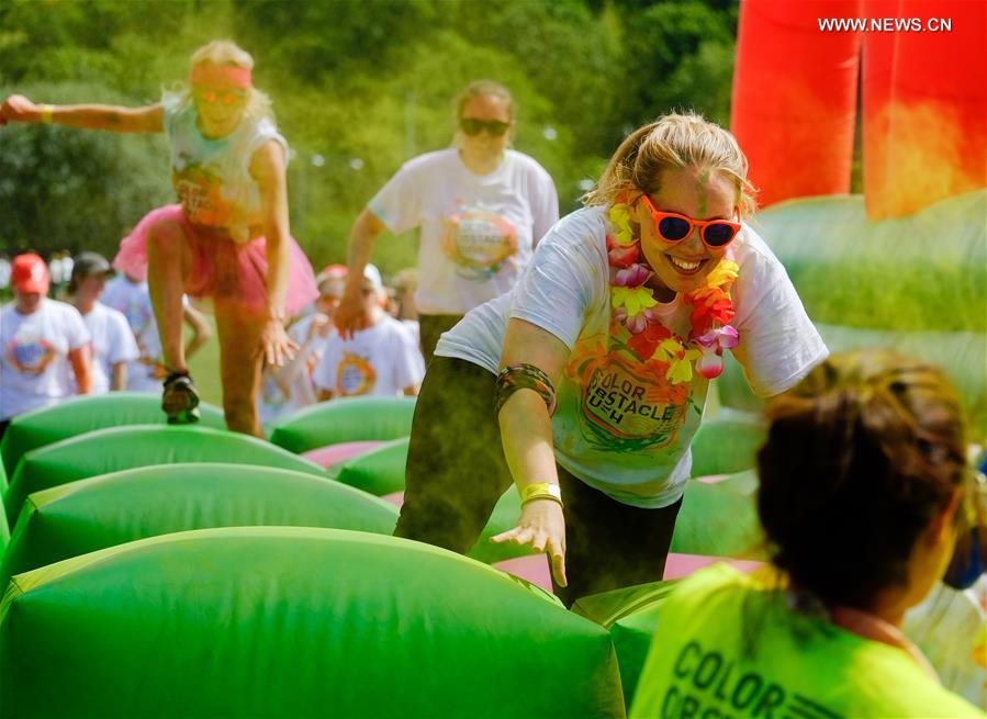 SWEDEN-STOCKHOLM-COLOR OBSTACLE RUSH