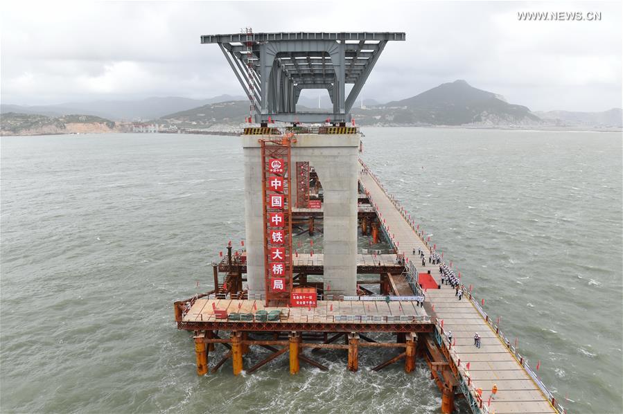 CHINA-FUJIAN-PINGTAN-HIGHWAY-RAILWAY BRIDGE-CONSTRUCTION (CN)