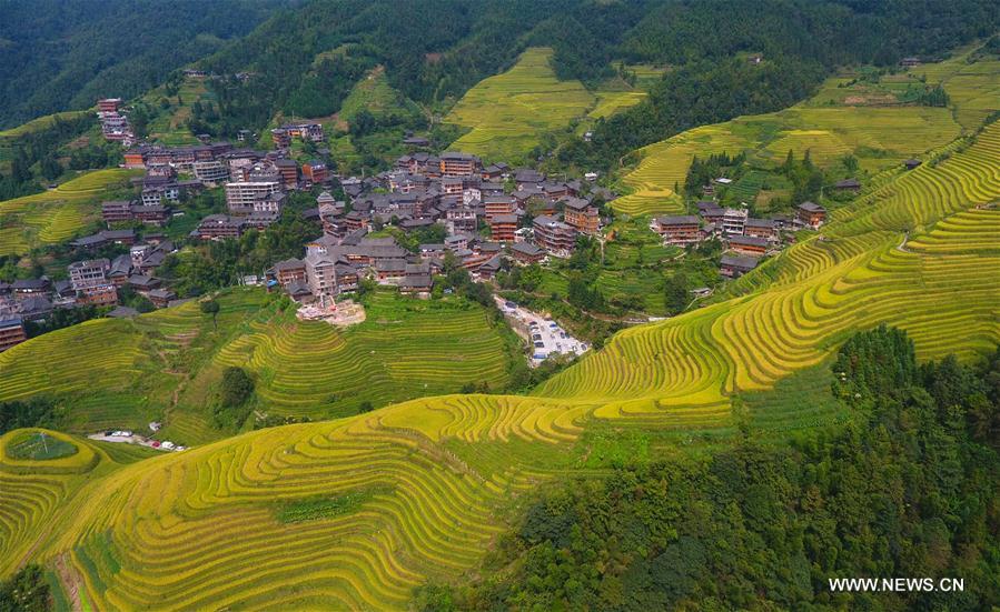 CHINA-GUANGXI-LONGJI TERRACES-SCENERY (CN)