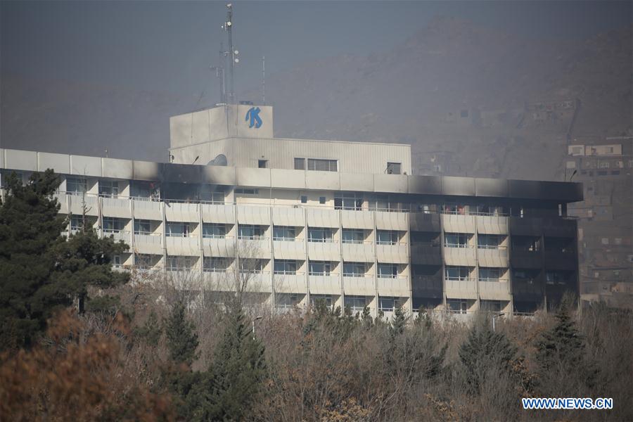 AFGHANISTAN-KABUL-INTERCONTINENTAL HOTEL-ATTACK