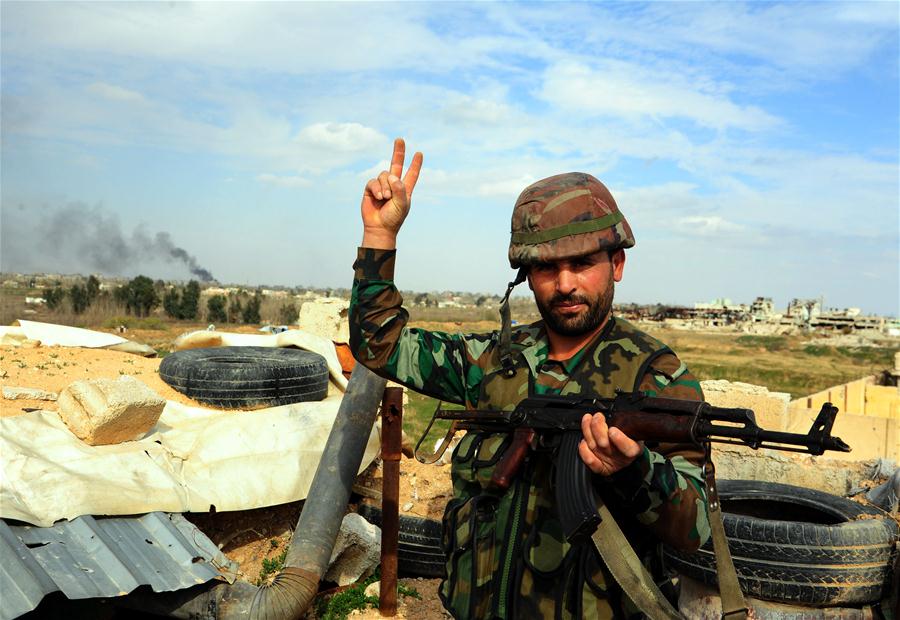 SYRIA-DAMASCUS-EASTERN GHOUTA-GOVERNMENT-MESRABA-CAPTURE