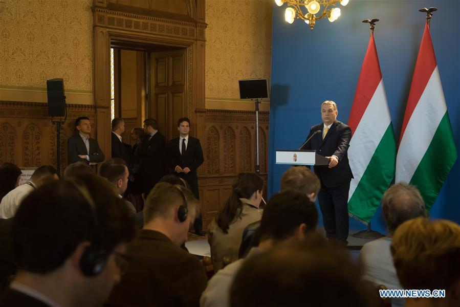 HUNGARY-BUDAPEST-PM-PRESS CONFERENCE