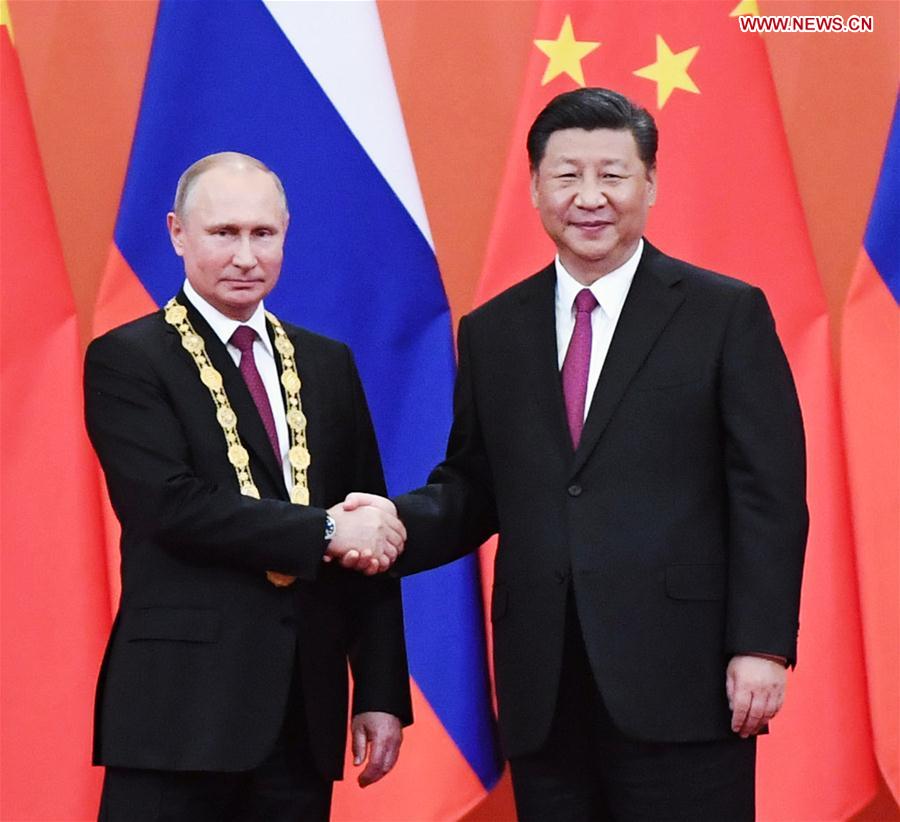 CHINA-BEIJING-XI JINPING-RUSSIA-PUTIN-FRIENDSHIP MEDAL (CN)