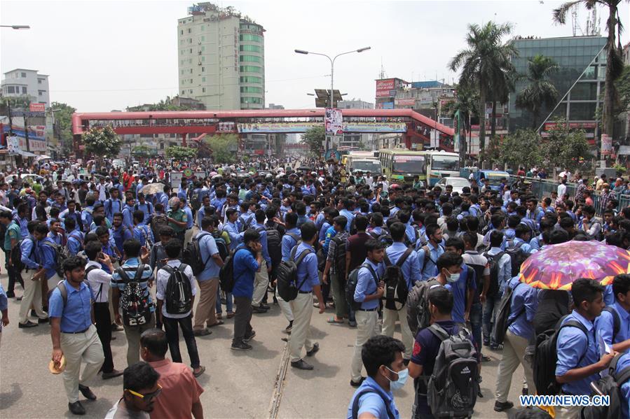 BANGLADESH-DHAKA-STUDENT PROTEST