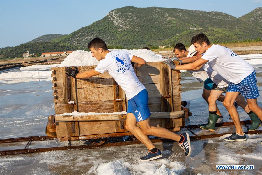 CROATIA-STON-SALT PANS-SALTWORKS