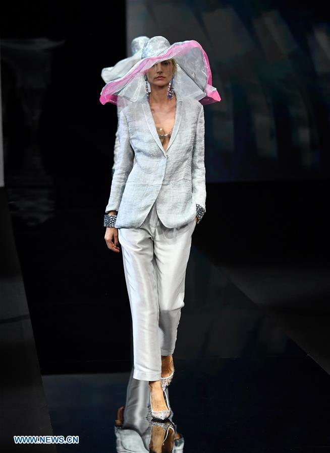 Milan Fashion Week: Giorgio Armani fashion show - Xinhua 