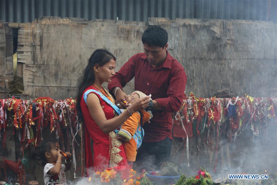 NEPAL-GORKHA-MANAKAMANA TEMPLE-DASHAIN FESTIVAL